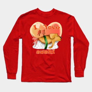 sushi lover I love sushi dogfish Long Sleeve T-Shirt